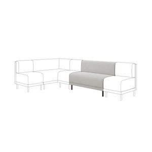 Mae Long Dining Bench- Textured Weave