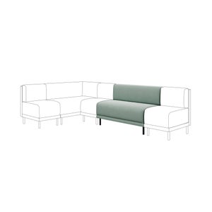 Mae Long Dining Bench- Vintage Velvet