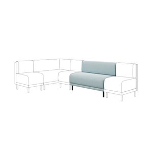 Mae Long Dining Bench- Vintage Velvet