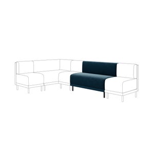 Mae Long Dining Bench- Matte Plush Velvet