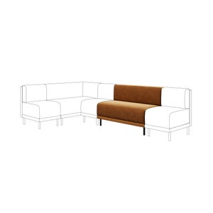 Mae Long Dining Bench- Matte Plush Velvet