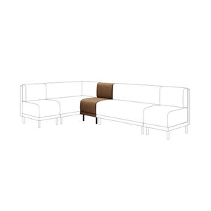 Mae Small Dining Bench- Faux Leather