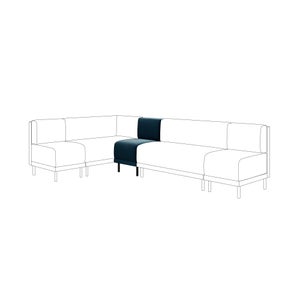 Mae Small Dining Bench- Matte Plush Velvet