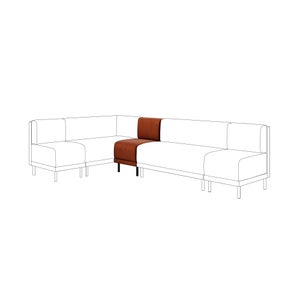 Mae Small Dining Bench- Matte Plush Velvet