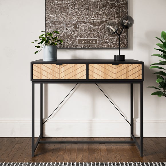 Nixon 2 Drawer Console Table Dunelm