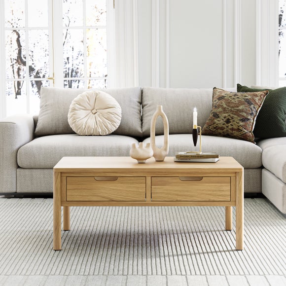 Dunelm oak coffee table hotsell