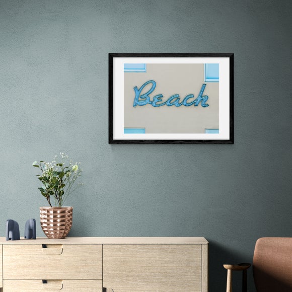 East End Prints - Beach Print by Capricorn Press Blue thumbnail