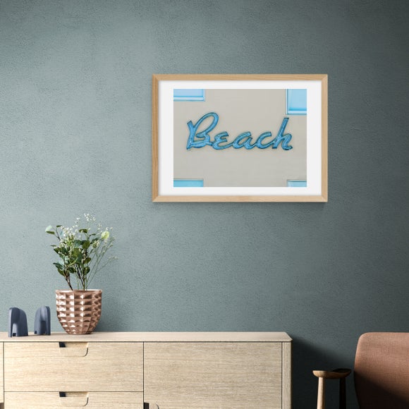 East End Prints - Beach Print by Capricorn Press Blue thumbnail