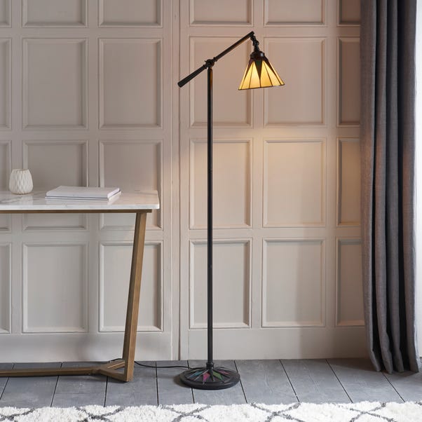Vogue Samuel Traditional Adjustable Floor Lamp image 1 of 6