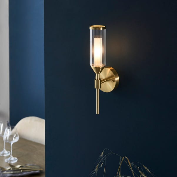 Vogue Bailey Ribbed Wall Light image 1 of 5