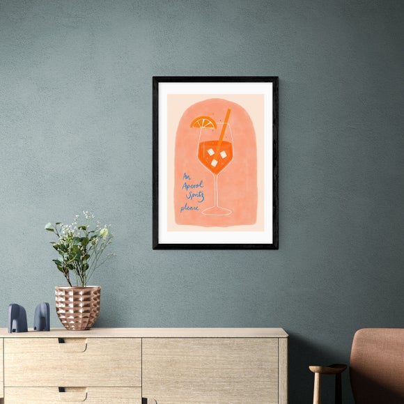 East End Prints - Aperol Print by Emmy Lupin Studio Peach thumbnail