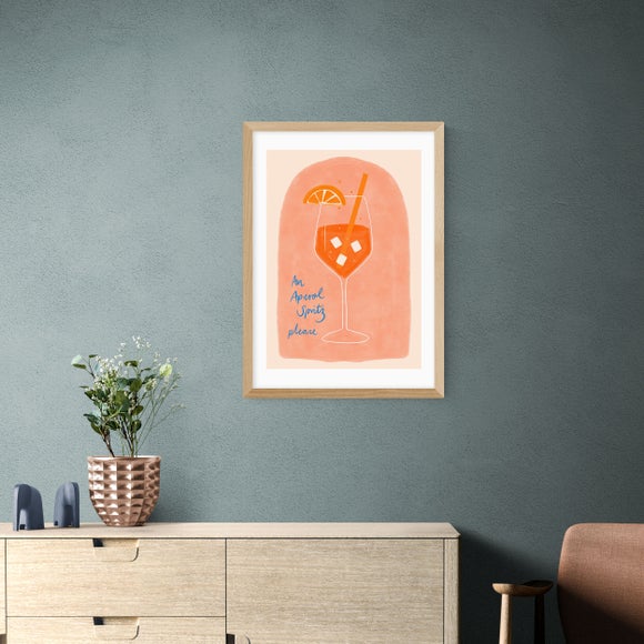 East End Prints - Aperol Print by Emmy Lupin Studio Orange thumbnail