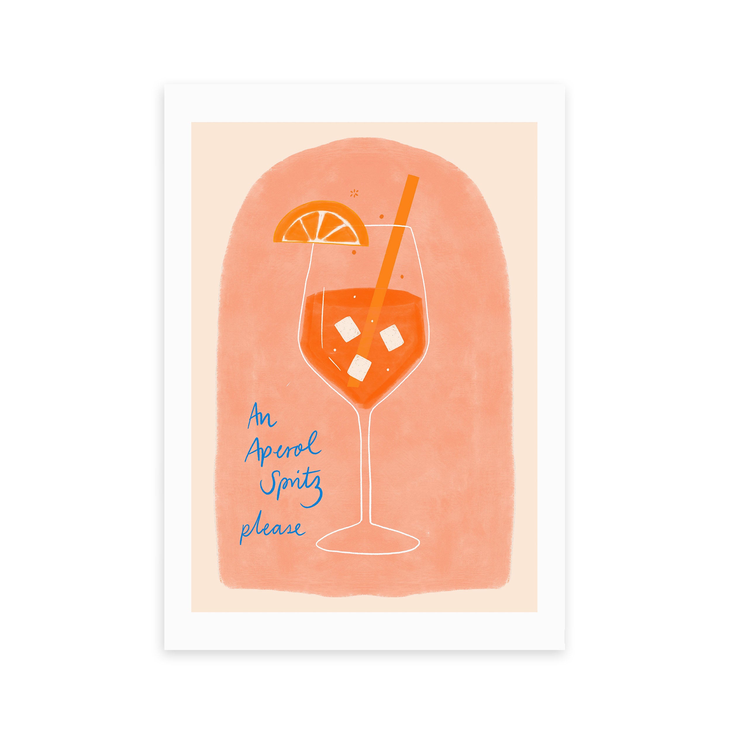 East End Prints Aperol Print by Emmy Lupin Studio | Dunelm