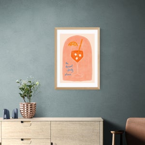 East End Prints Aperol Print By Emmy Lupin Studio