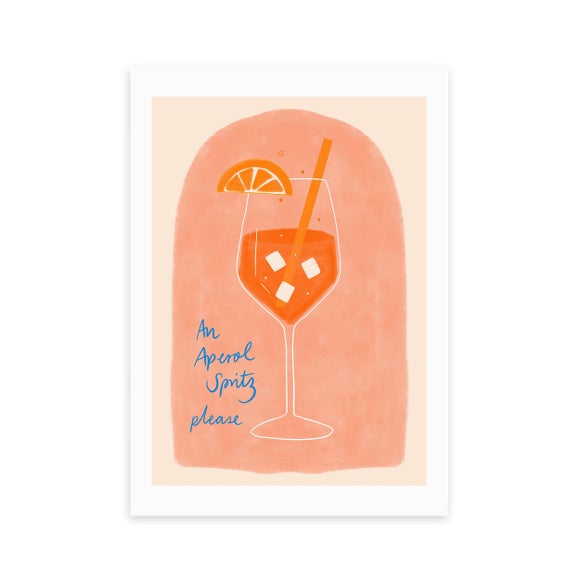 Affiches Décoratives Aperol Moments - Lot D'affiches Cocktails - 11x14 Pouces - Neuf