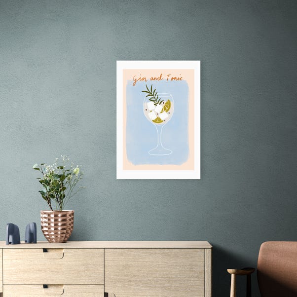 East End Prints Gin And Tonic Print by Emmy Lupin Studio image 1 of 1
