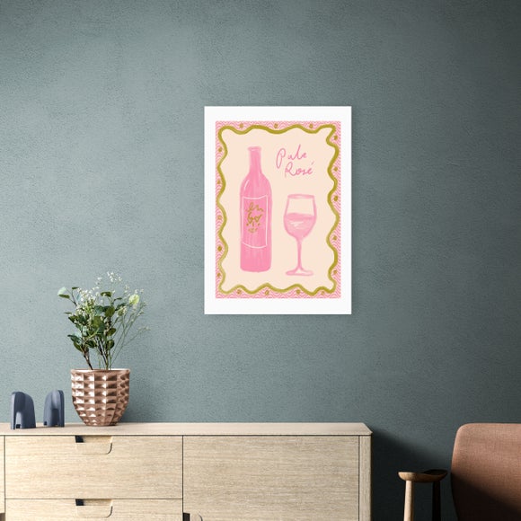 East End Prints - Pale Rose Print by Emmy Lupin Studio Pink thumbnail