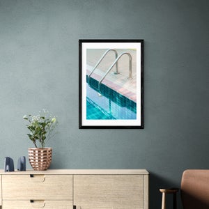 East End Prints Vintage Swimming Pool Print By Honey Island Studio