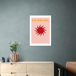 East End Prints Le Soleil Print By Inoui