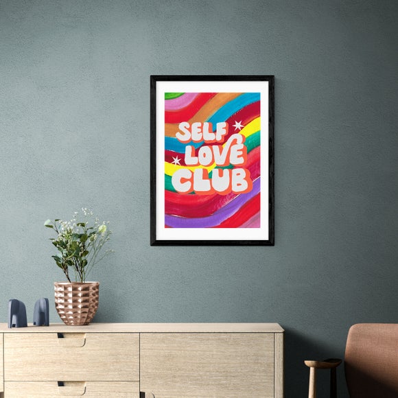 East End Prints - Rainbow Club Print by Keren Parmley MultiColoured thumbnail