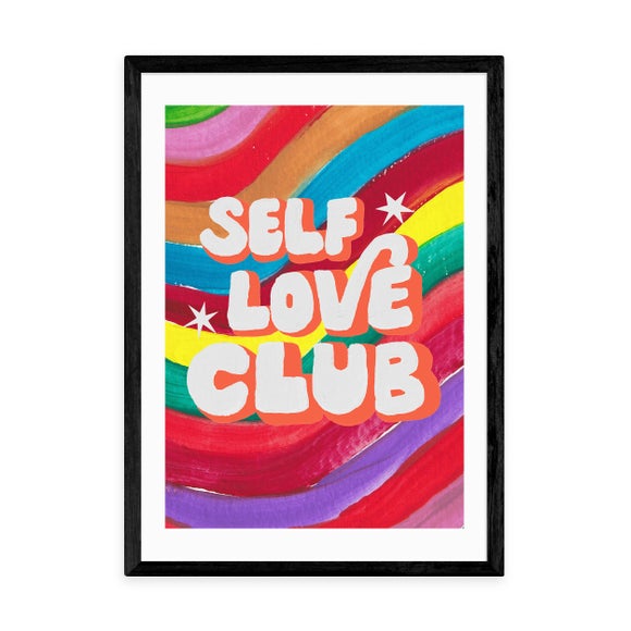 East End Prints - Rainbow Club Print by Keren Parmley MultiColoured thumbnail