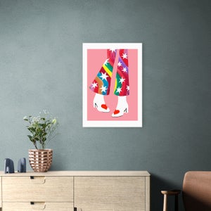 East End Prints Rainbow Pants Print By Keren Parmley