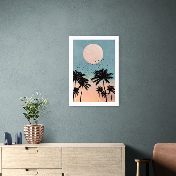 East End Prints - Sunrise Print by Kubistika Blue thumbnail