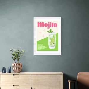 East End Prints Mojito Cocktail Print By Luxe Poster Co