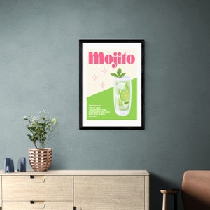East End Prints Mojito Cocktail Print By Luxe Poster Co