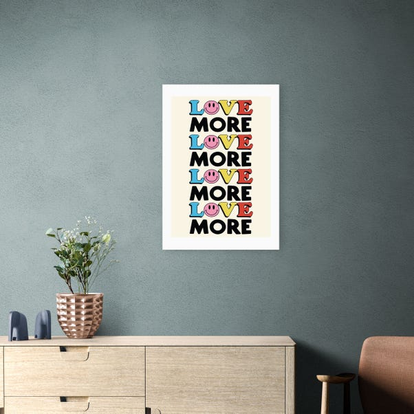 East End Prints Love More Print by The Violet Eclectic image 1 of 2