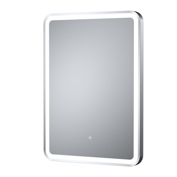 Rectangle Touch Led Framed Wall Mirror