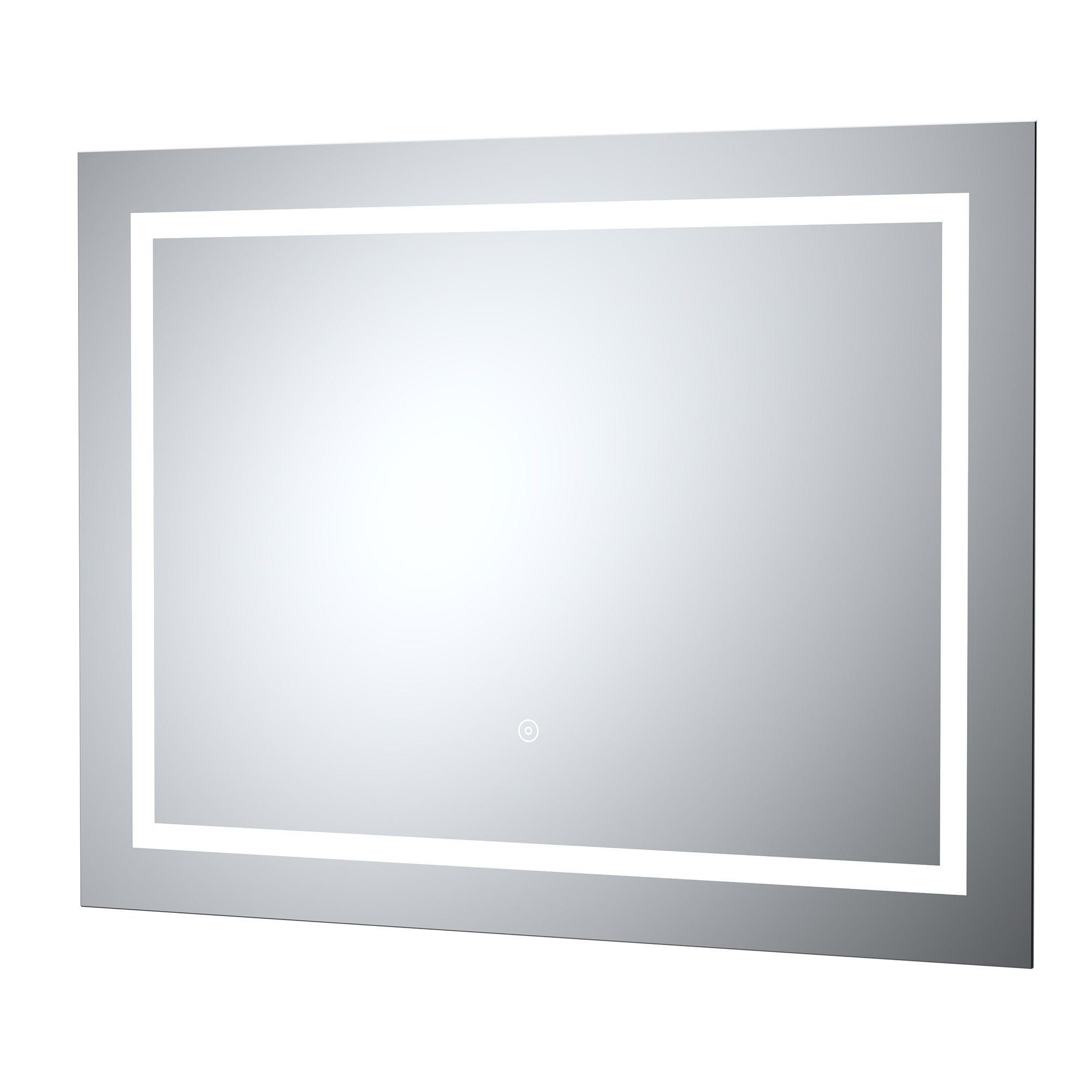 Rectangle Touch LED Wide Wall Mirror
