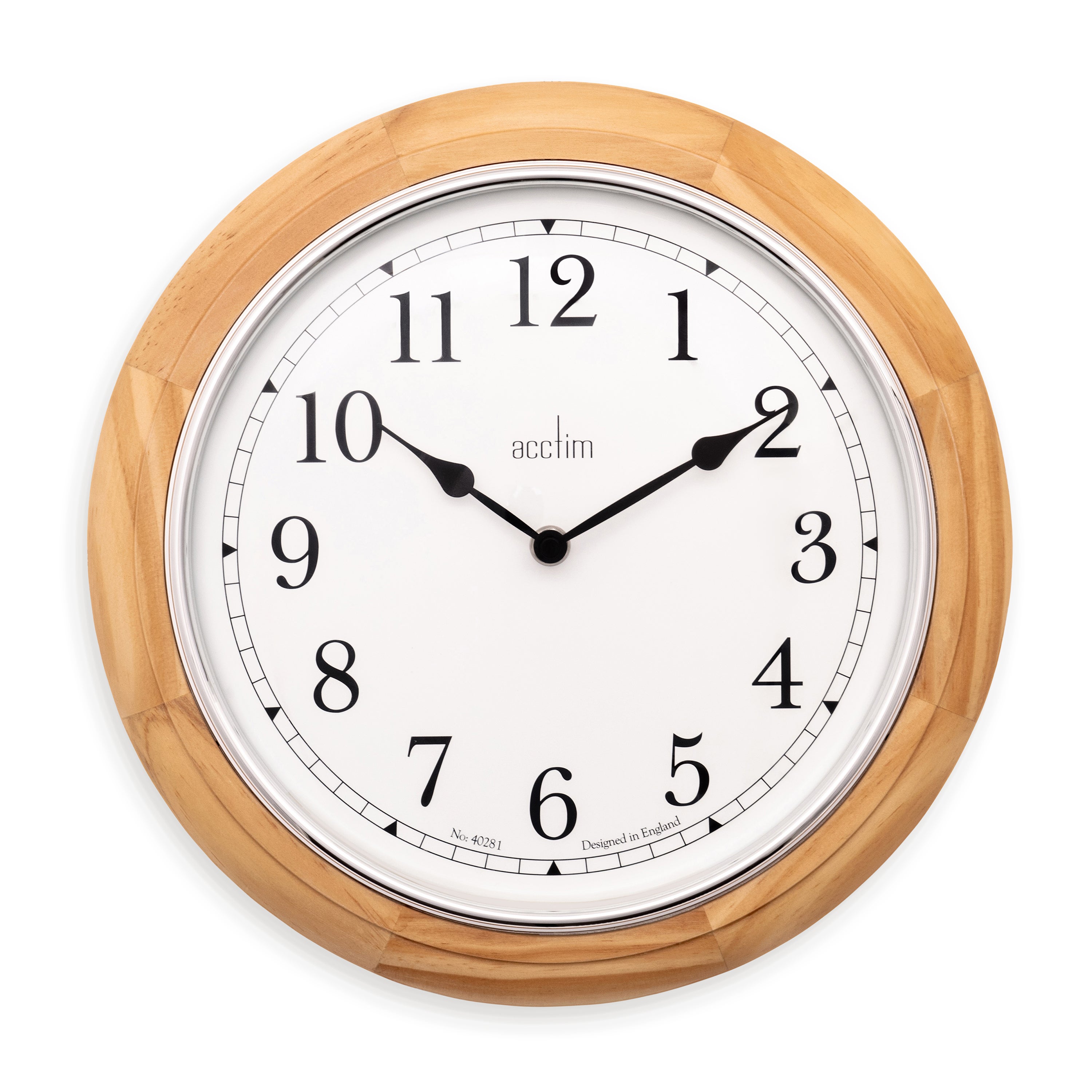 Acctim Winchester Wall Clock Light Wood