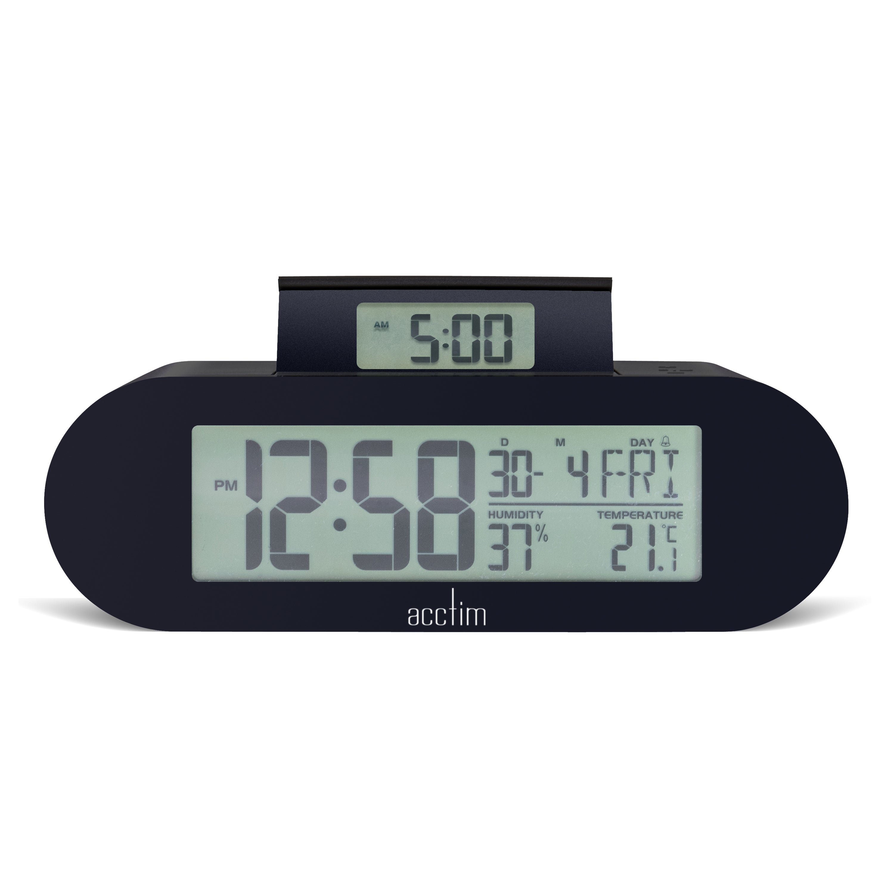 Acctim Kian Alarm Clock Soot