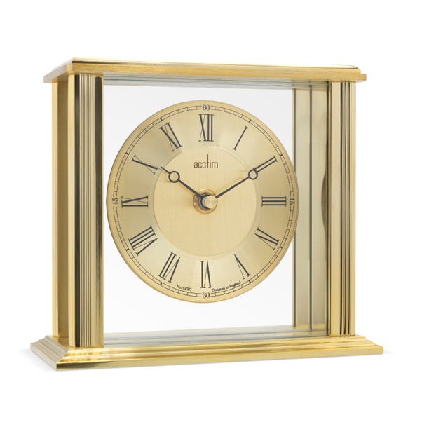 Acctim Gayhurst Brass Mantel Alarm Clock image 1 of 4