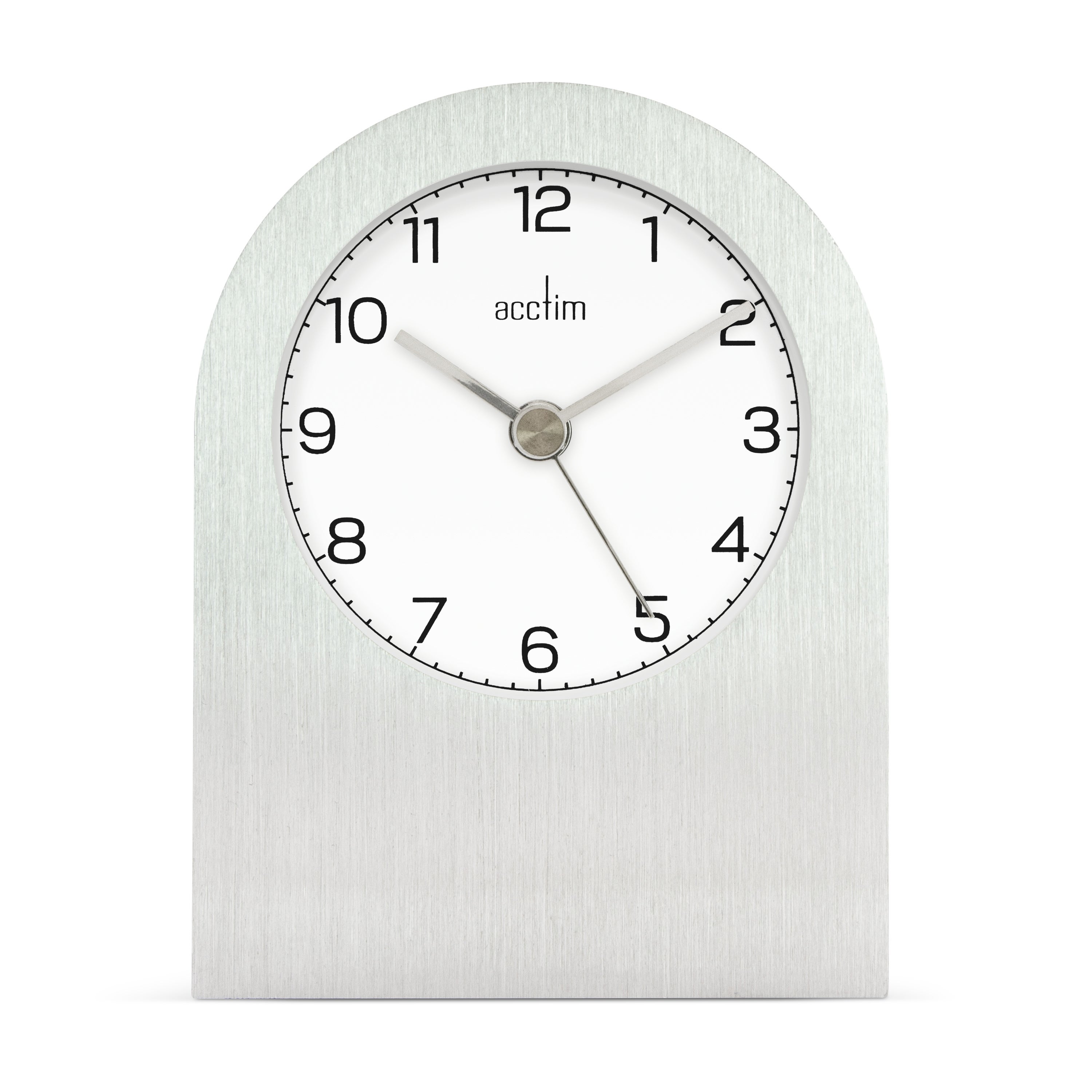 Photos - Wall Clock Acctim Sutherland Table Clock Silver 