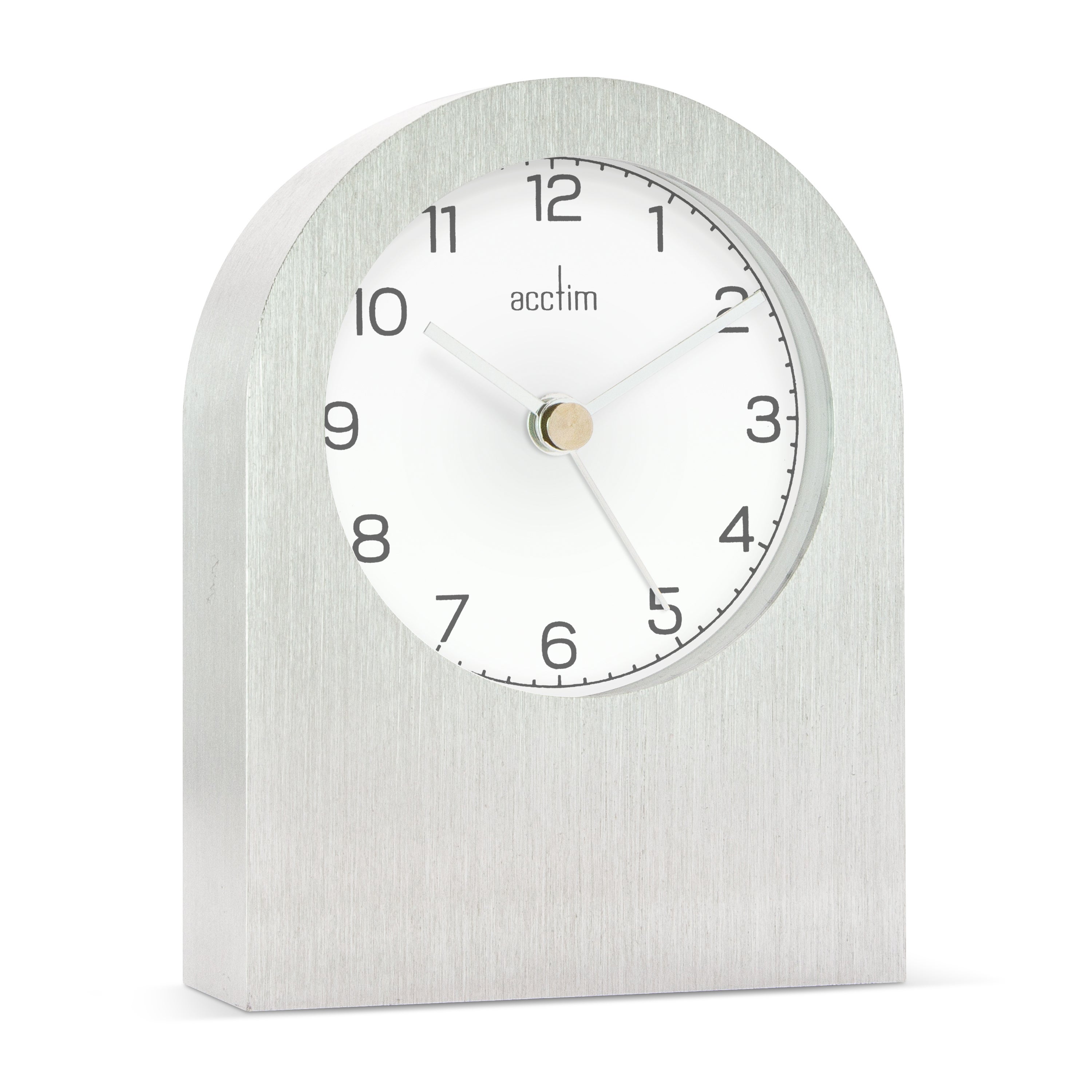 Acctim Sutherland Table Clock Silver