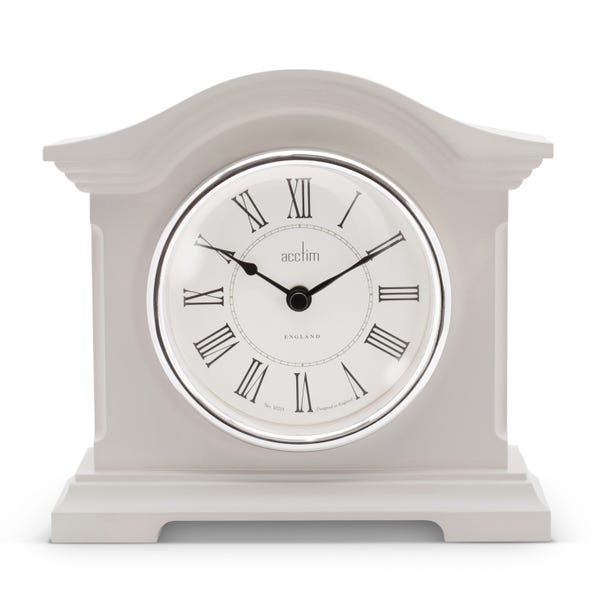 Acctim Cliffburn Taupe Mantel Clock image 1 of 4