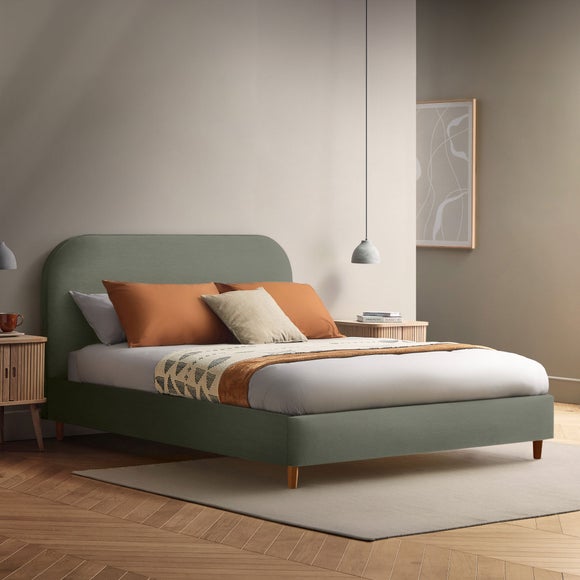 Fara Bed Frame Velvet Hunter Green