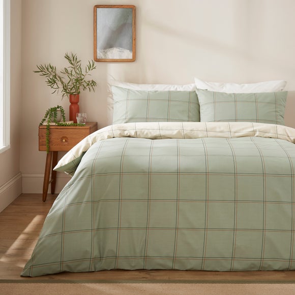 Autumn Check Duvet Cover Set