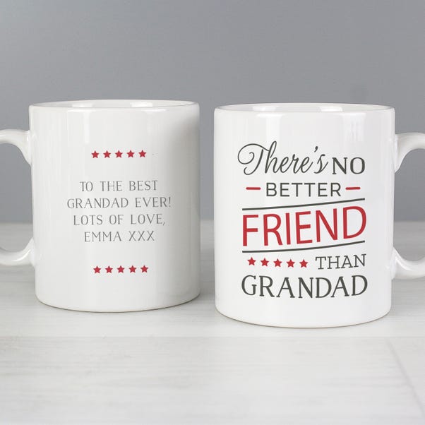 Personalised 'No Better Friend Than Grandad' Mug image 1 of 2