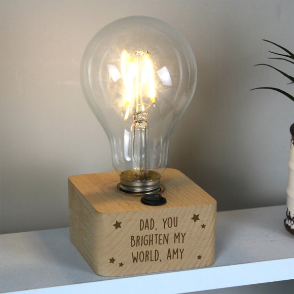 Click to view product details and reviews for Personalised Stars Led Bulb Table Lamp.