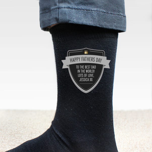 Personalised Classic Shield Men's Socks image 1 of 3