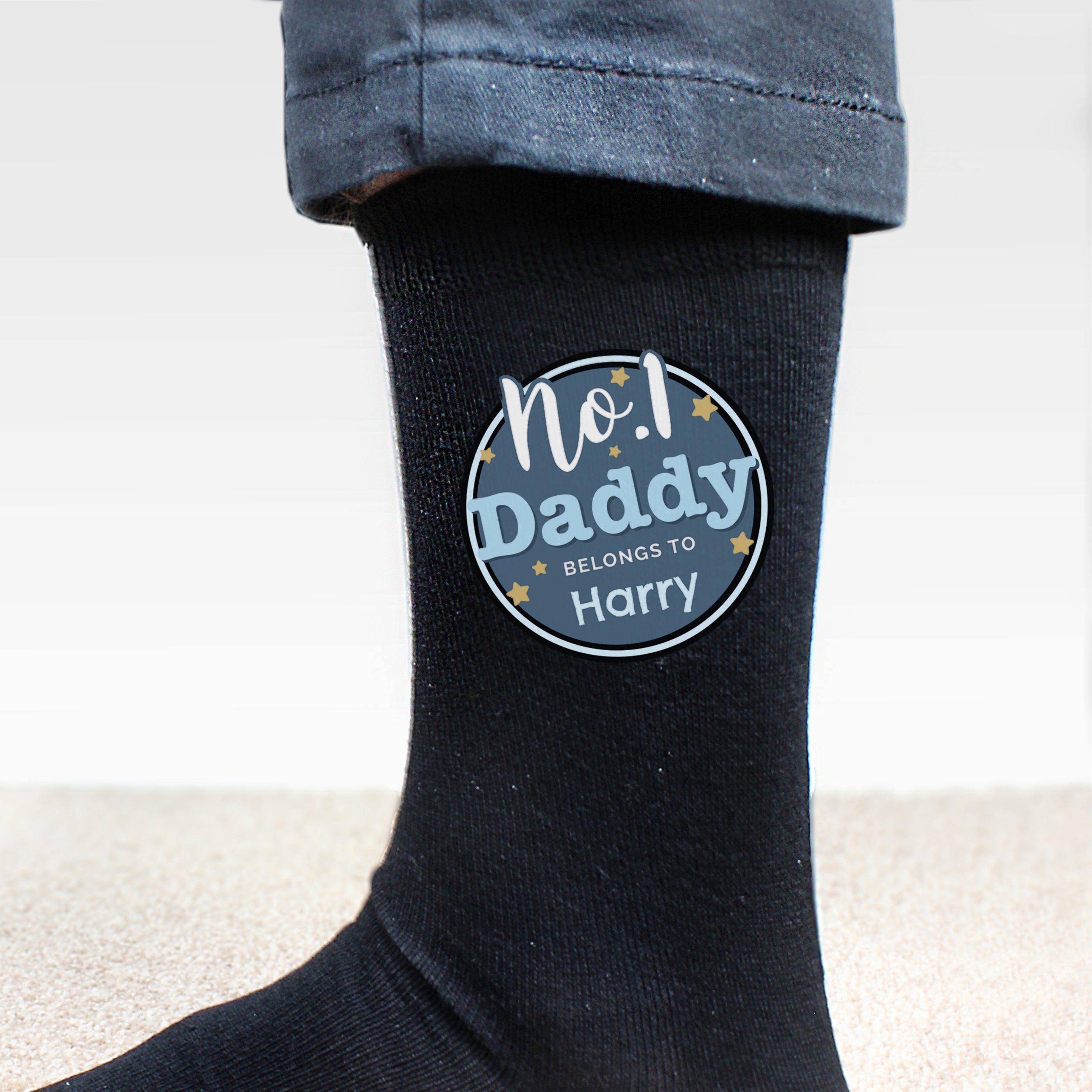 Personalised No.1 Daddy Socks