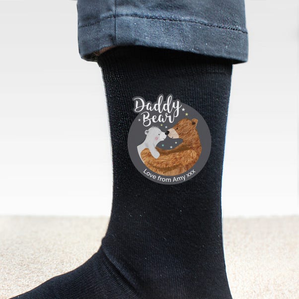 Personalised Daddy Bear Men's Socks image 1 of 1