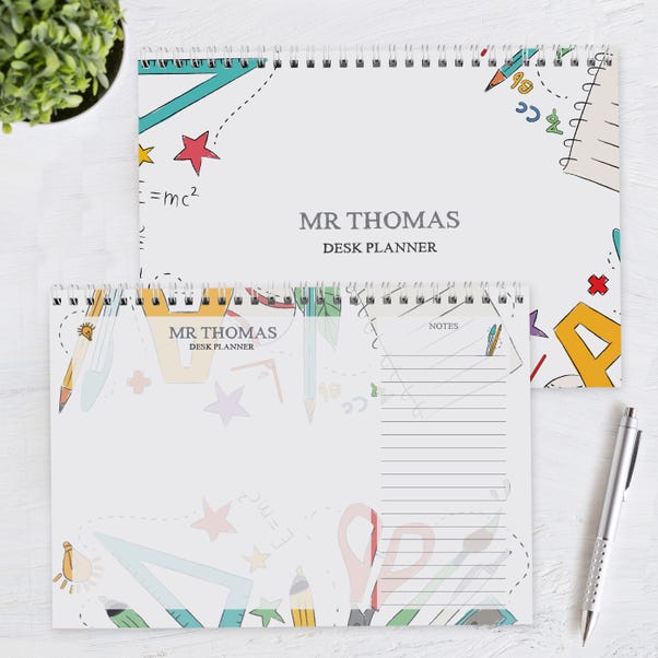 Personalised Teacher A4 Desk Planner image 1 of 3