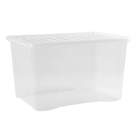 Wham Crystal Pack Of 4 102L Boxes & Lids | Dunelm