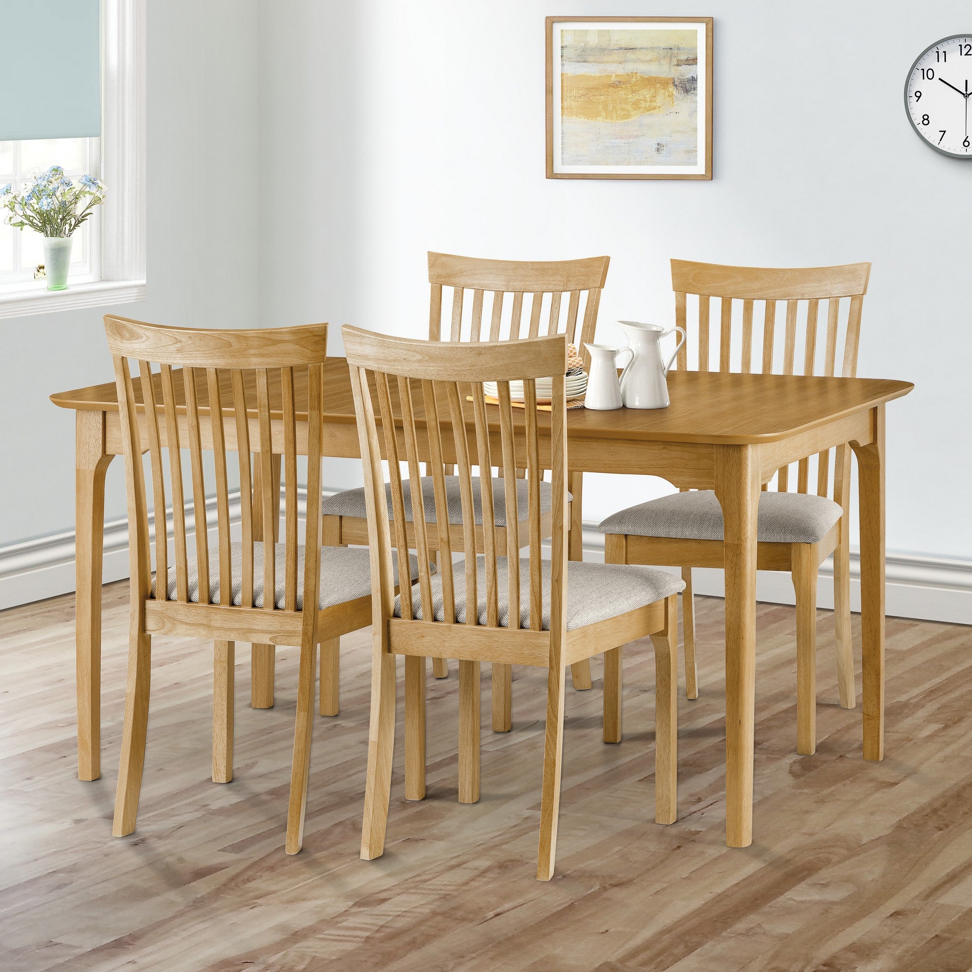 Ibsen Set Of 2 Dining Chairs Boucle Natural