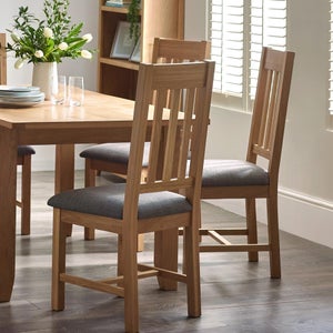 Mallory Set Of 2 Dining Chairs- Oak