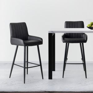 Soho Bar Stool- Faux Leather